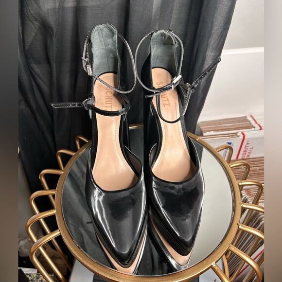 Schutz Elysee Ankle Strap Platform heels - Picture 3 of 6